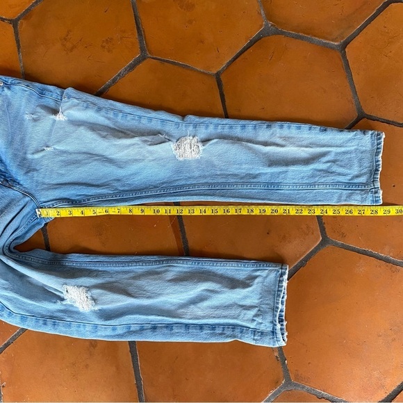 Good American High Waist The Weekender Jeans Girlfriend Blue Denim Size 8 / 29 - Picture 8 of 8
